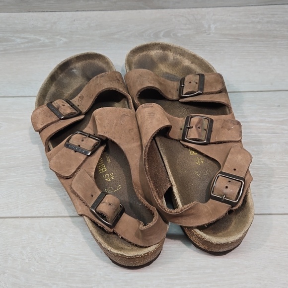 Birkenstock Milano Mens Leather Sandals Flats shoes sz 45/12 Regular main image 5